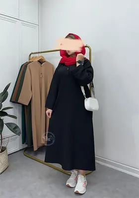 پیراهن مانتویی سوین