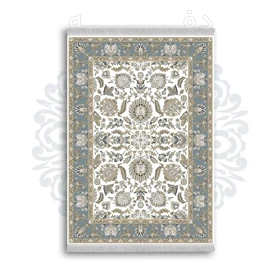 *جدید* فرشینه از جنس پارچه شانل مخمل ترک طرح فانتزی برند دفه کد 1175