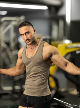 رکابی تنک تاپ قهرمانی کبریتی کرم