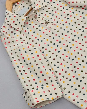 شومیز جلو بسته طرح دار(70)کد3554