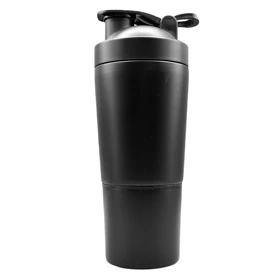 شیکر دو تیکه استیل مدل Diamond ظرفیت 0.6 لیتر