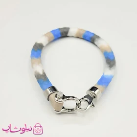 دستبند امگا رابر مولتی کالر با قفل نقره ای مردانه زنانه کیفیت مستر (جدید) کد 1400