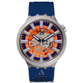 ساعت سواچ بند سورمه‌ای Swatch SB07S114