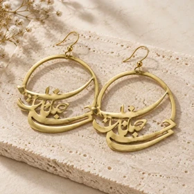 گوشواره دست ساز برنج