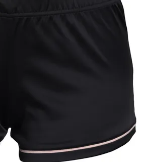 ست شلوارک و تاپ بندی Neev نیو ساتن کد 4407 مشکی Black