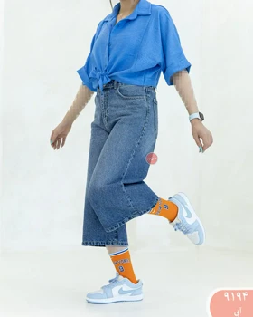 شلوارک فول بگ جین رویال 9194