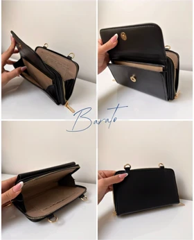 کیف دوشی دخترانه مدل فارینا کد 2490 (مشکی)
