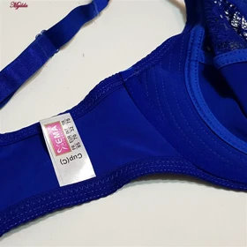 سوتین زنانه اما مدل فرم دهنده آبی کاربنی کد 4921-3100