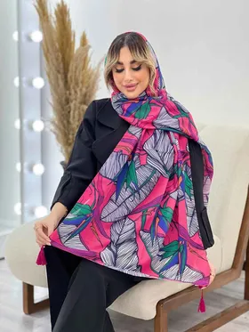 شال طرح برگ دوکی