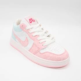 کتانی نایک جردن صورتی آبی کد 6078