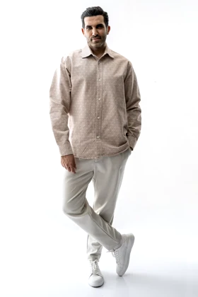 پیراهن ژاکارد رگولار مردانه