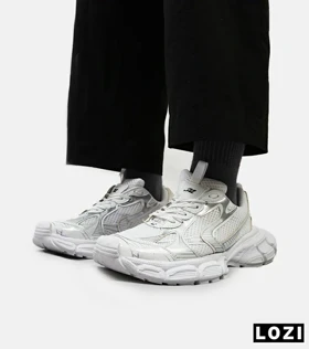 کفش کتانی مردانه و زنانه سفید Balenciaga 3XL