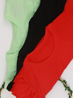 تیشرت سر شانه چین‌دار