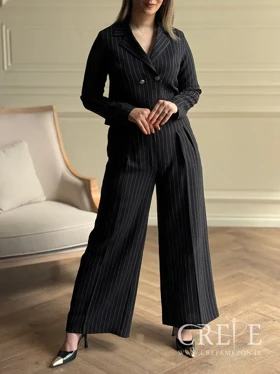 کت و شلوار شانتون راه راه