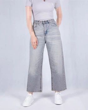 شلوار جین دخترونه رگولار THREE JEANS 19007