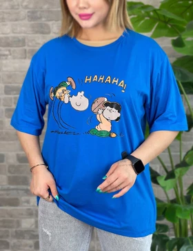 تیشرت لانگ طرحدار سونیا کد : N27000