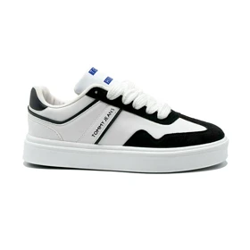 کفش و کتانی اسپرت مردانه مدل TOMMY JEANS رنگ سفید مشکی
