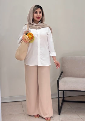 شومیز بیسیک سفید