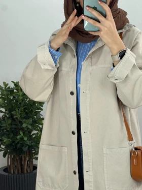 کت جین بلند رنگی کیمیا