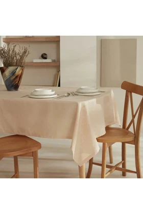 رومیزی Karaca Home مدل Pebble پلی‌استر - شیری