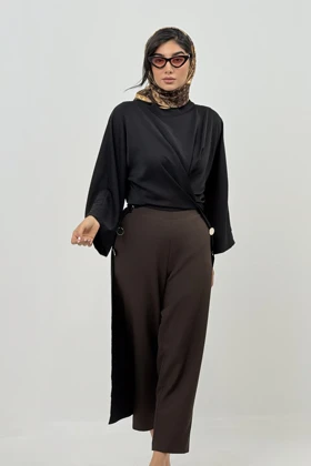 پانچ ژاکلین صحرا (مشکی)