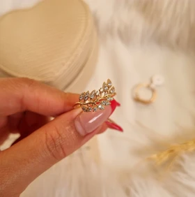 انگشتر برگ ظریف ژوپینگ مریم