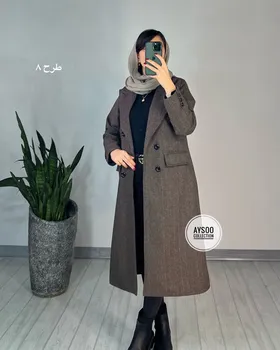 پالتو پشمی آستردار نورا7
