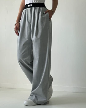 شلوار بگ کمر کش کد 200213