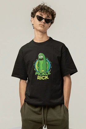 تیشرت طرح ریک و مورتی | Pickle Rick and Morty کد 253139