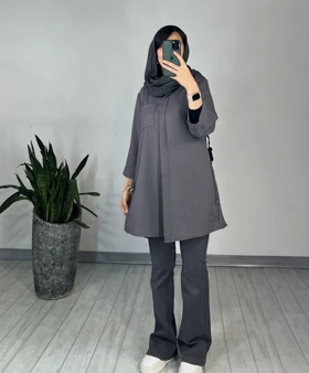 مانتو دکمه دار یکتا 1