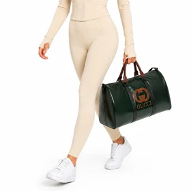 ساک ورزشی گوچی مدل SOU-65730 چرمی جاکفشدار