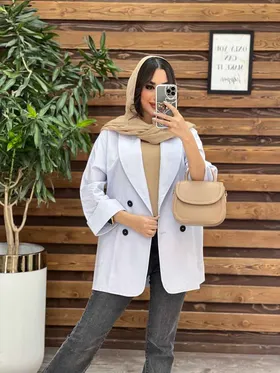 مانتو یقه آرشال چهار دکمه