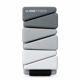وزنه دست و پا سیلیکونی یک جفت 2 کیلو اورجینال U-ONE 4LB (طوسی سفید)