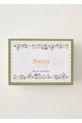 ست فنجان قهوه Bella Maison مدل Bianca New Bone چینی - چندرنگ