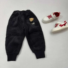 شلوار مخمل کبریتی لاینردار مدل مام