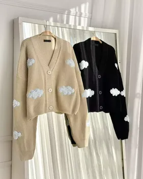 ژاکت بافت ابر 22132