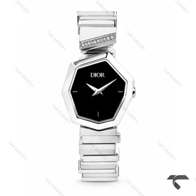 ساعت دیور Gem Dior زنانه سیلور صفحه مشکی Dior-10762-L