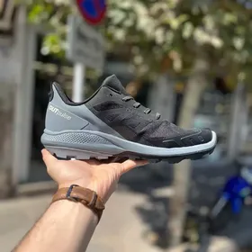 کفش روزمره سالامون مدل OUT pulse GTX ویتنامی ضدآب مشکی فیلی