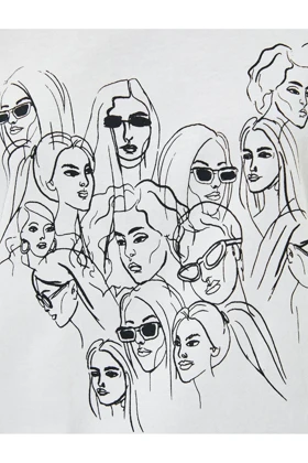 تیشرت زنانه اورجینال کوتون koton