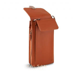 کیف دوشی و دستی چرم یلسان مدل کارن کد 012-GN