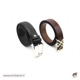 ست هدیه کمربند چرم mrc1211-17