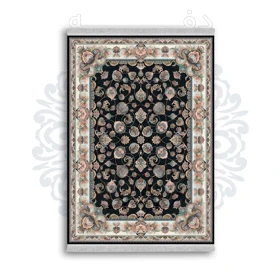 *جدید* فرشینه از جنس پارچه شانل مخمل ترک طرح فانتزی برند دفه کد 1128