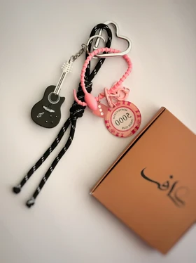 چارم بگ های رنگی (صورتی)