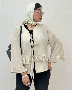 مانتو چین‌دار عروسکی پفکی