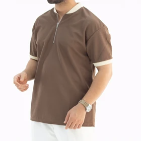 تیشرت نیم زیپ 8130