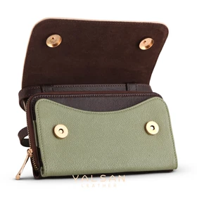 کیف دوشی زنانه چرم یلسان مدل روناک کد 210-MC