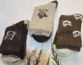 جوراب گرم موهر وارداتی دخترانه زنانه