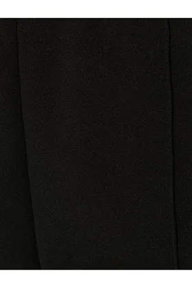 شلوار کمری الاستیک ساق صاف برش آجدار 4SAK40016EK
