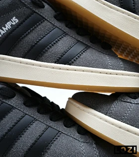 کفش کتانی مردانه طوسی مشکی ADIDAS Campus