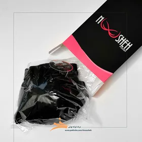 سوتین اسفنجی دکلته مشکی کاپ بی برند نوشه پوش
